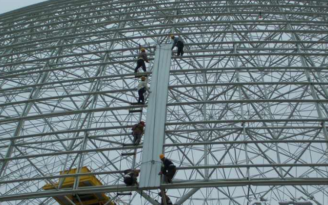 诸城网架装配好以后应当留神哪八项验收事件